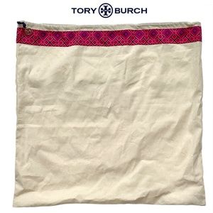 Tory Burch brand new canvas dust bag with pink pattern